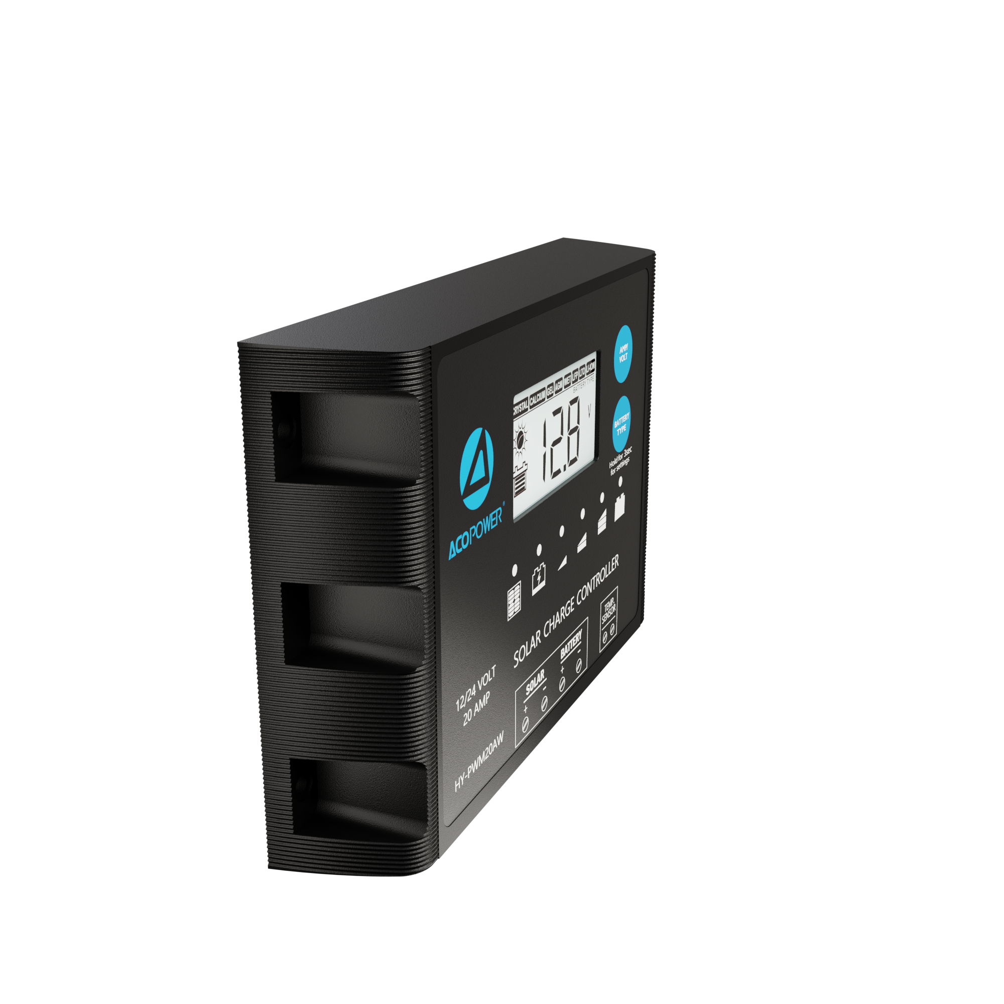 ACOPOWER 20A ProteusX Waterproof PWM Solar Charge Controller Compatible With 8 Battery Types-29