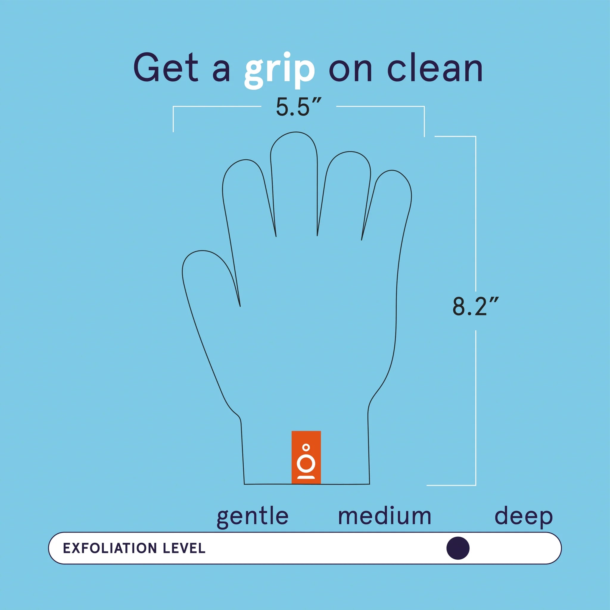 Cleanlogic Detoxify Exfoliating Body Glove