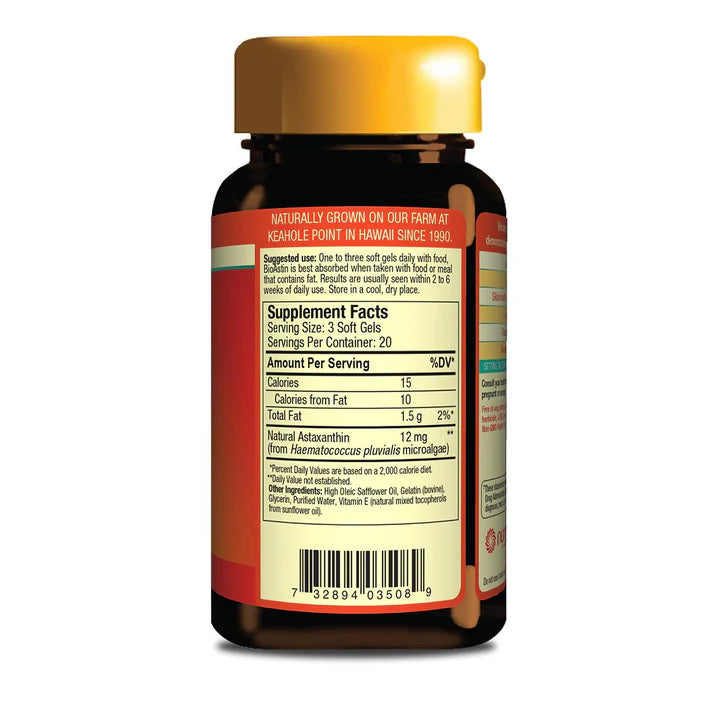 Nutrex Hawaii BioAstin Astaxanthin 4mg 60 ct