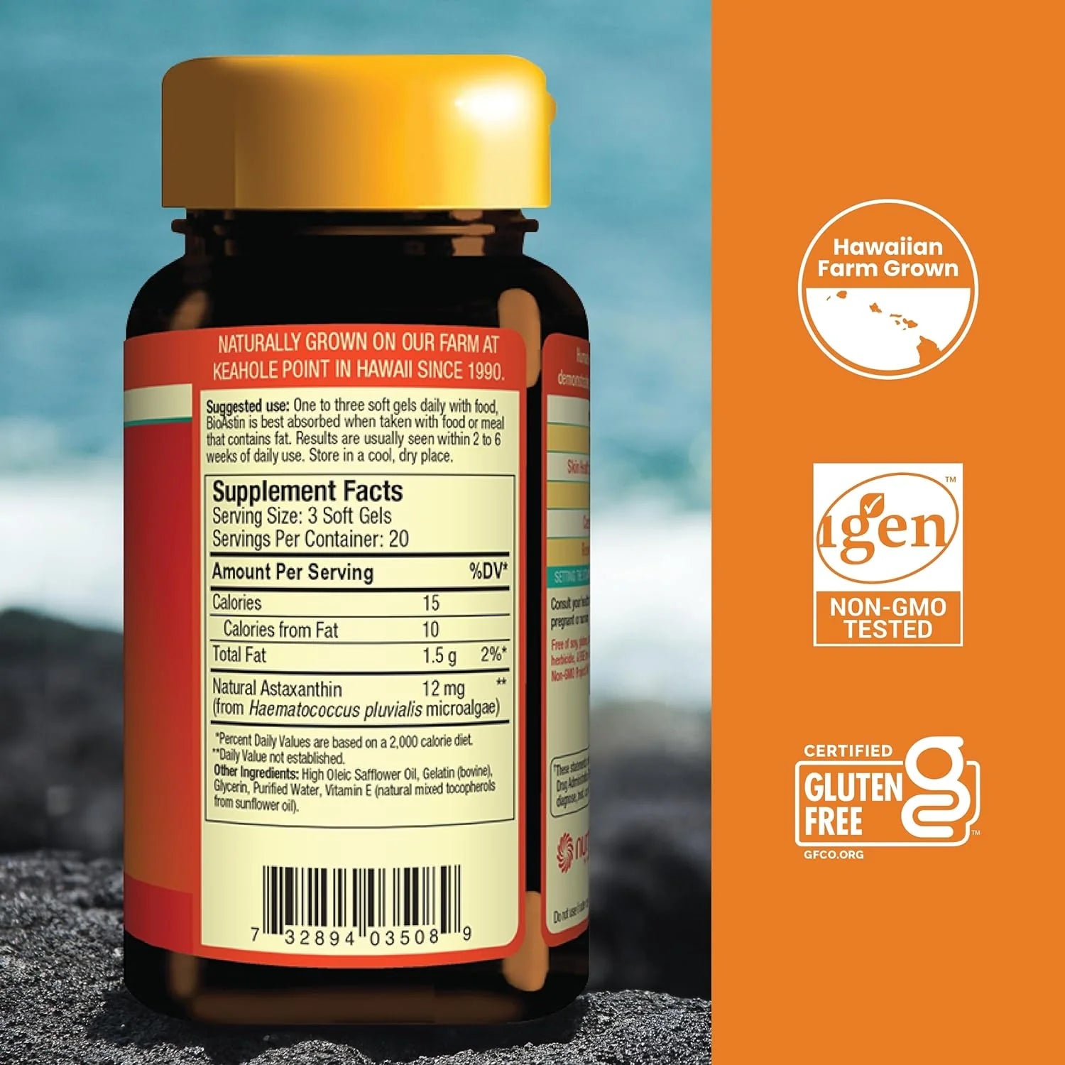Nutrex Hawaii BioAstin Astaxanthin 4mg 60 ct