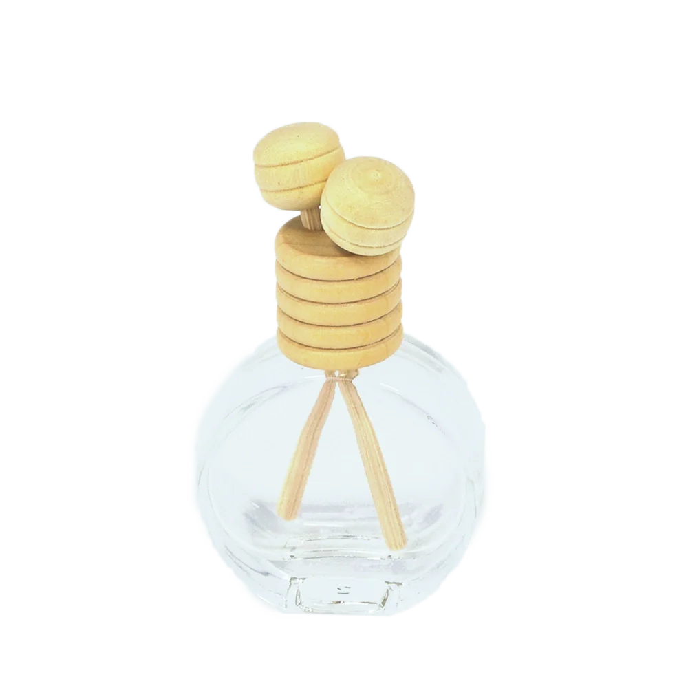 Glass bottle + 2 mini wooden sticks-0