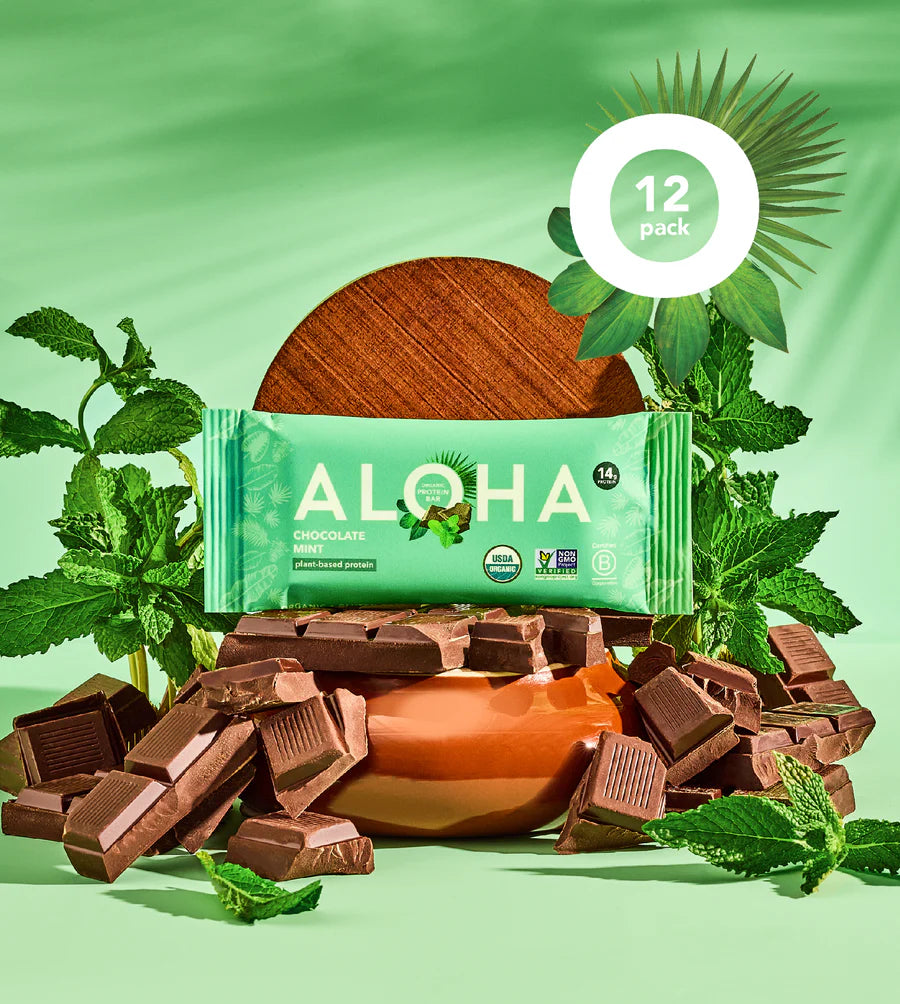 Aloha Chocolate Mint Protein Bar( 12 X 1.98 OZ )