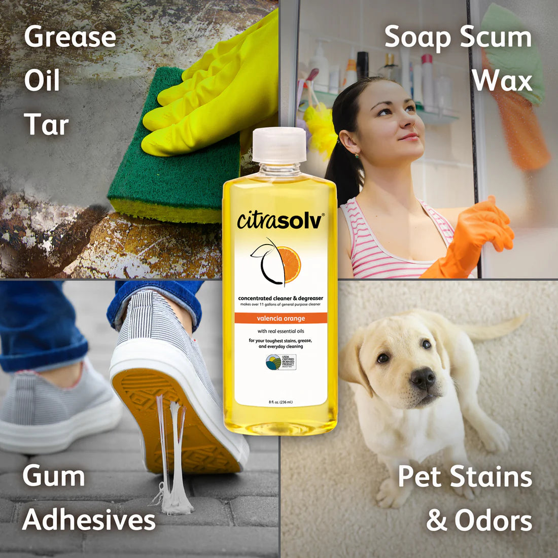 Citra Solv Concentrated Cleaner & Degreaser( 1 X 8 OZ )