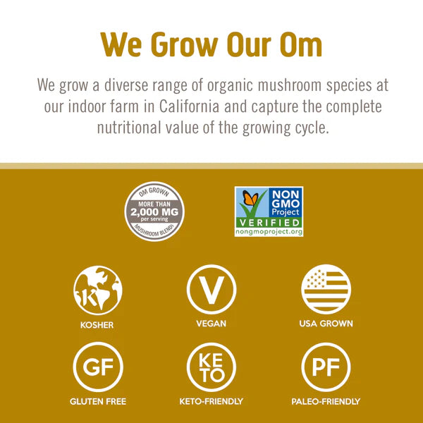 Om Master Blend Mushroom Capsules, 84 ct