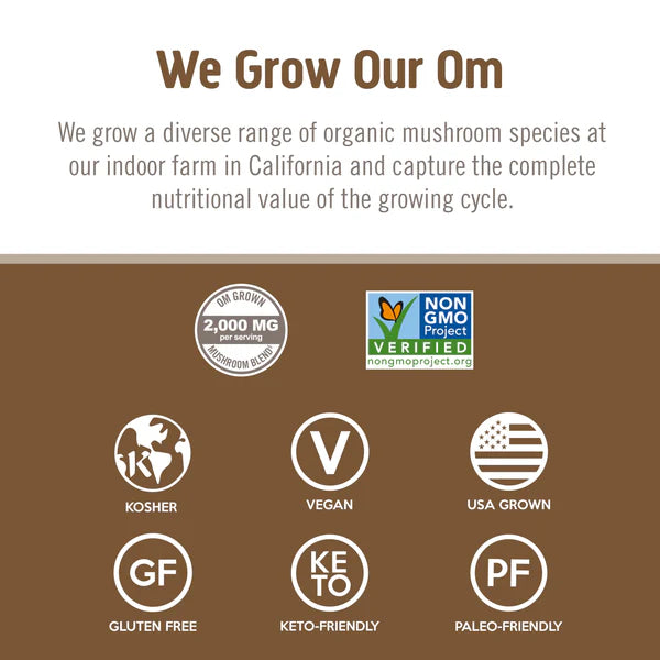 Om Turkey Tail Mushroom Capsules, 90 ct