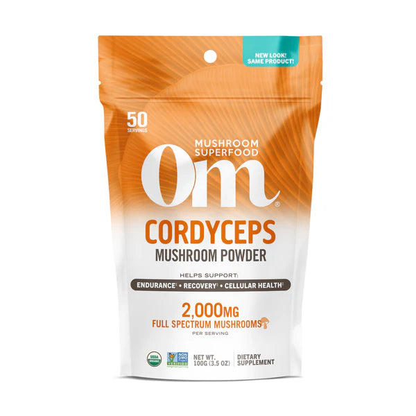 Om Cordyceps Organic Mushroom Powder 3.5 oz