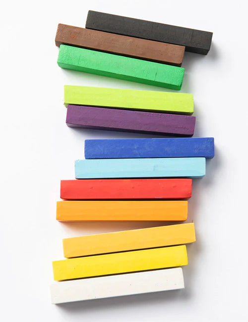 Pastel Sticks - Talk-Free  (12 vibrant colors)