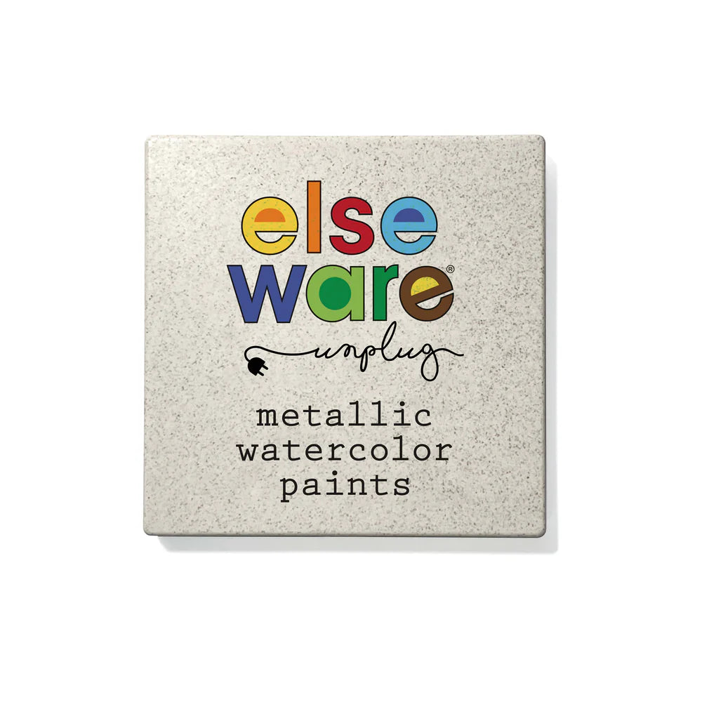 Metallic Watercolor Set - Wheat Straw Palette
