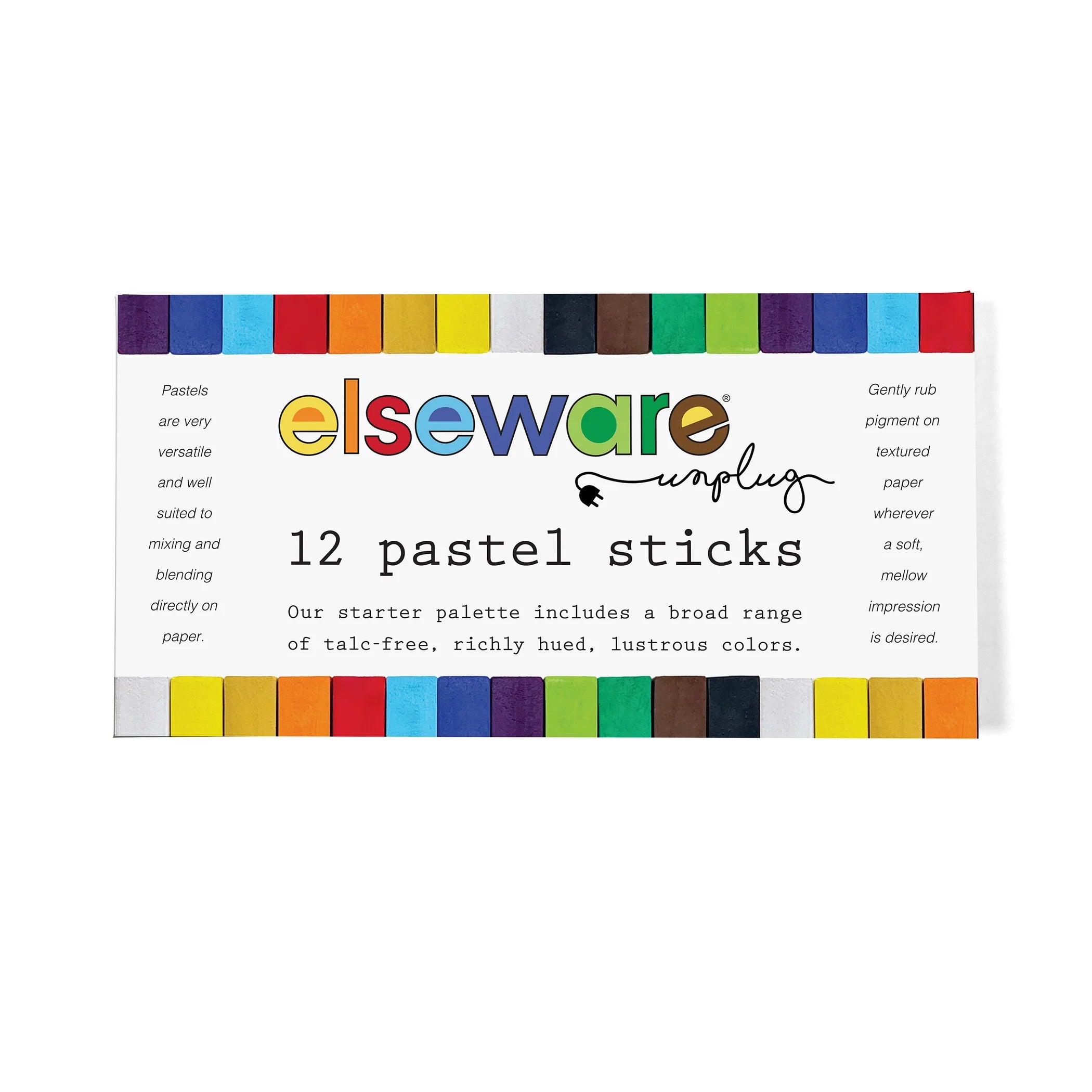 Pastel Sticks - Talk-Free  (12 vibrant colors)