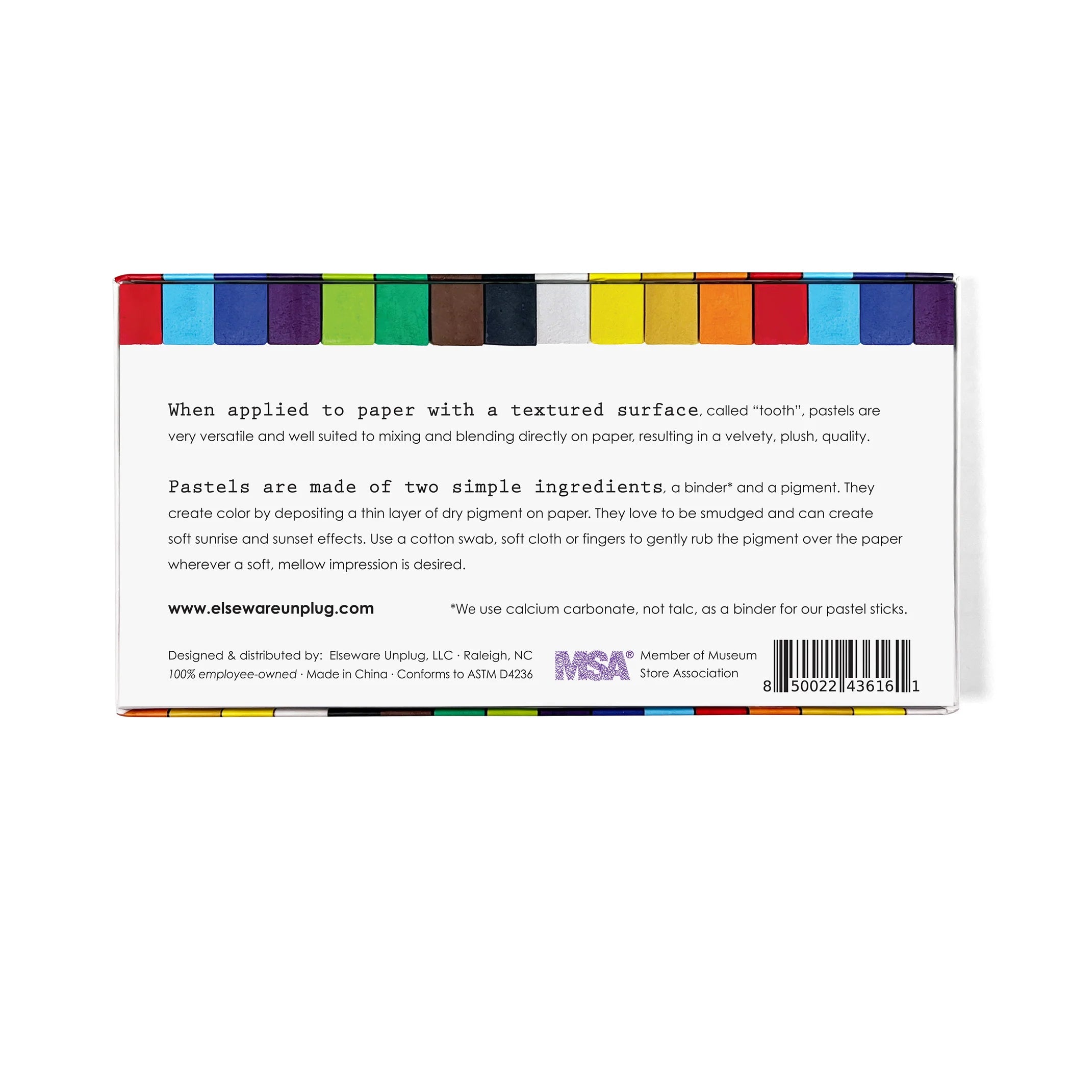 Pastel Sticks - Talk-Free  (12 vibrant colors)