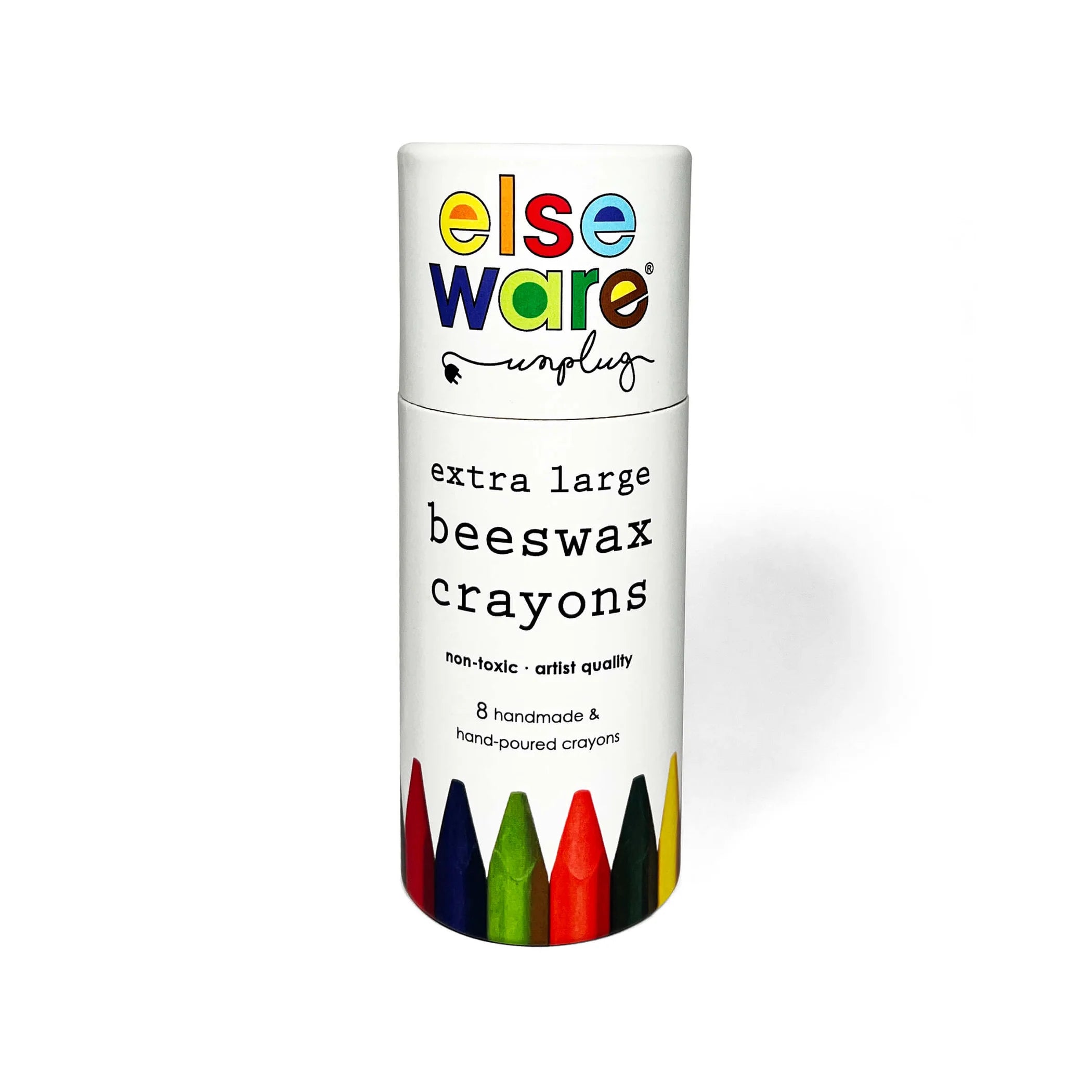Eco-Kids Non-Toxic Beeswax Crayons - Extra large triangle (8 crayons)