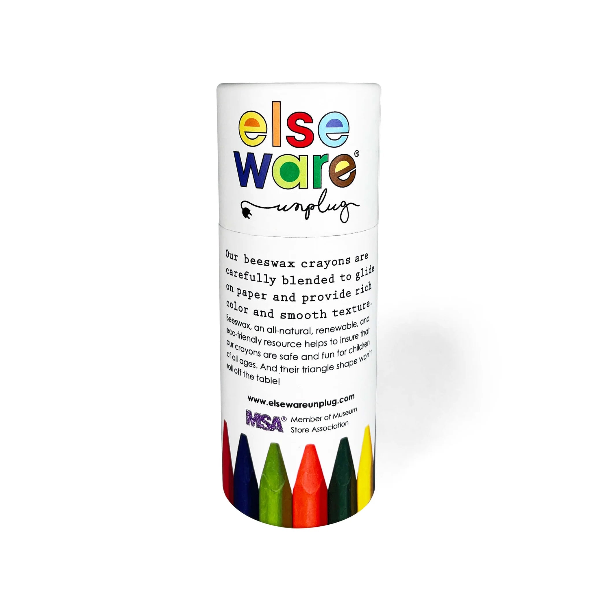Eco-Kids Non-Toxic Beeswax Crayons - Extra large triangle (8 crayons)