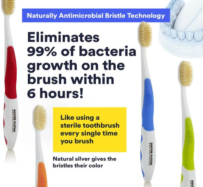 Mouth Watchers Adult Manual Toothbrush, Green