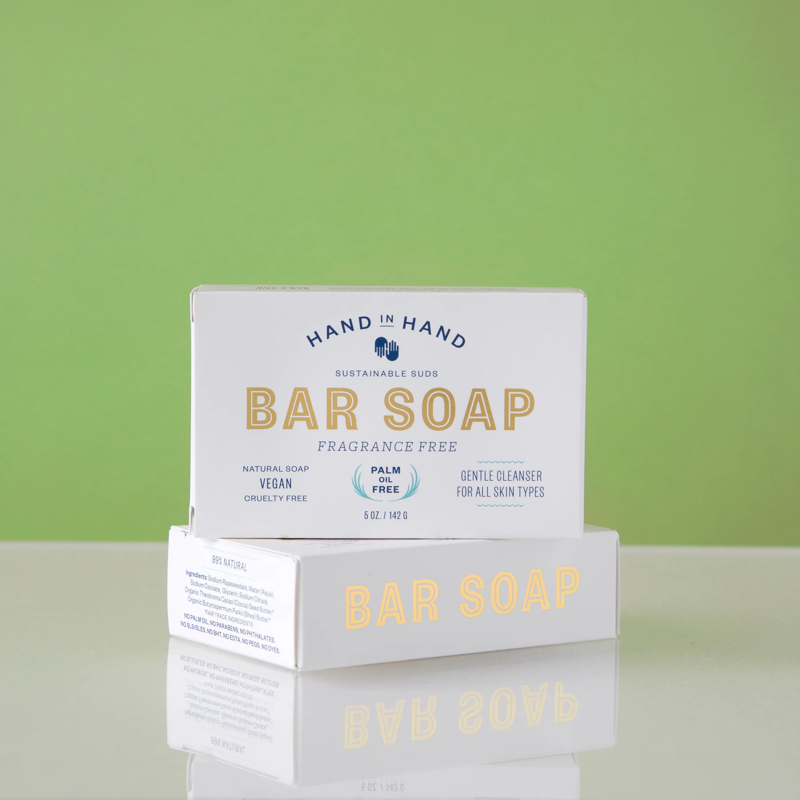 Hand In Hand Fragrance-Free Bar Soap