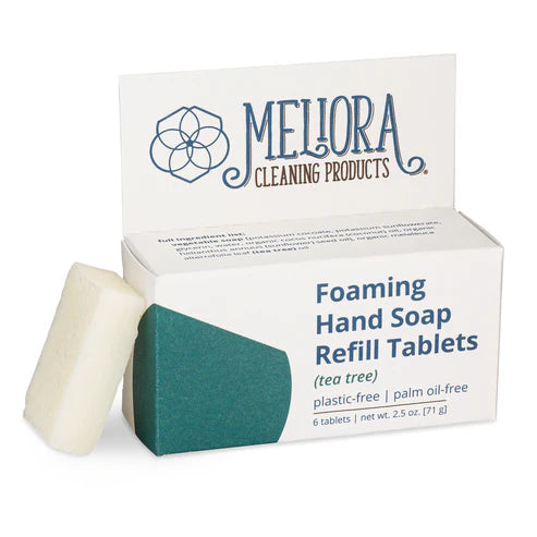 Meliora Foaming Hand Soap 6-pack refill tablets (15 per case)