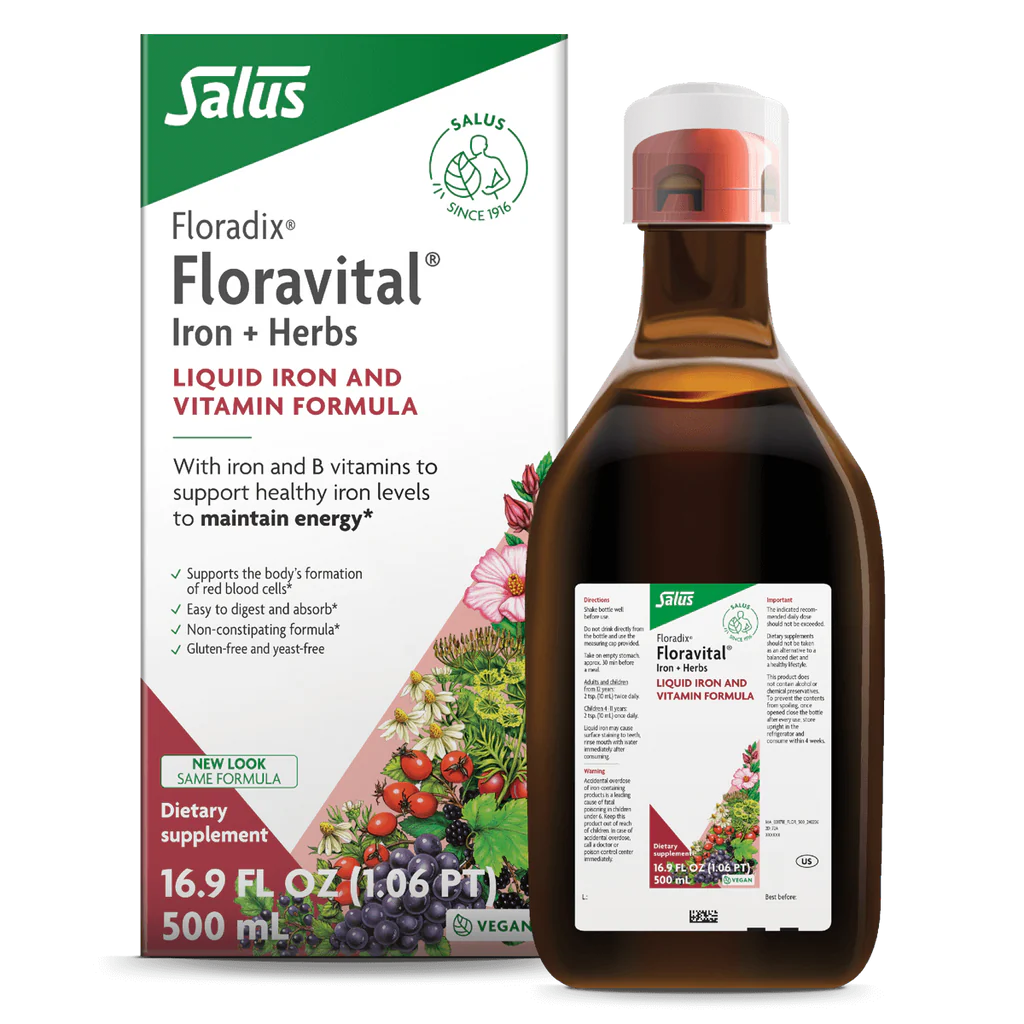 Floravital® Iron + Herbs Liquid Herbal Supplement, 16.9 fl oz