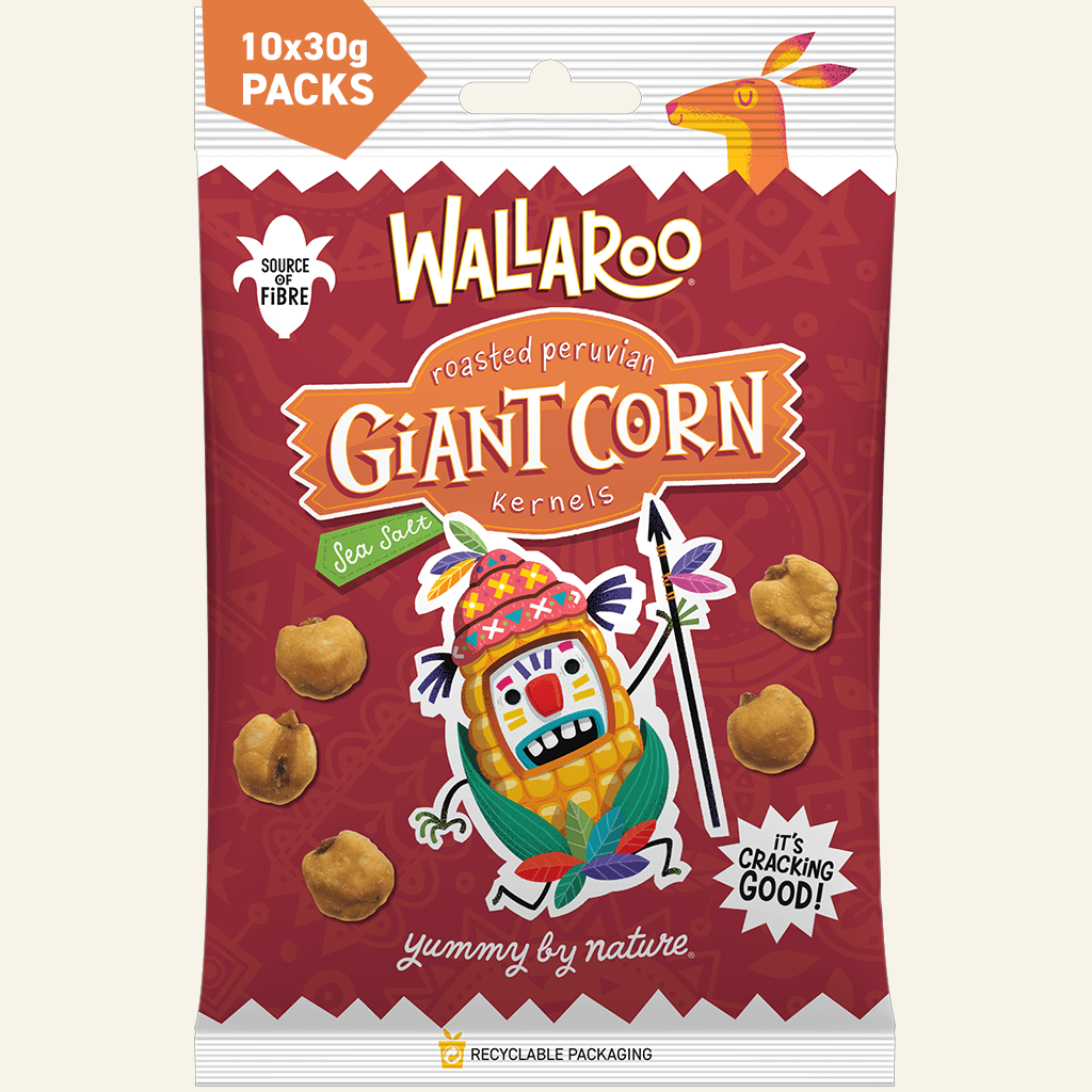 Roasted Peruvian Giant Corn Kernels - Sea Salt-0