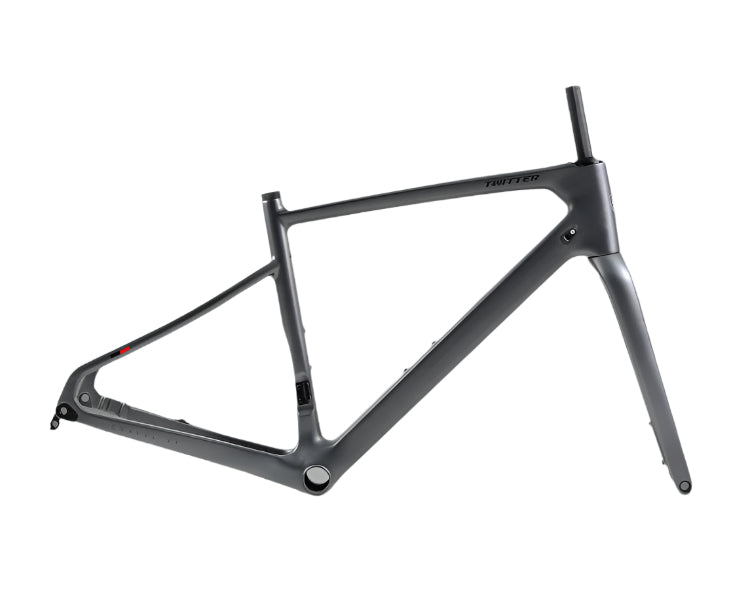 TWITTER GRAVEL V1 Disc Carbon Road Frame Set – T800, 700C, Gravel & Endurance Ready-0