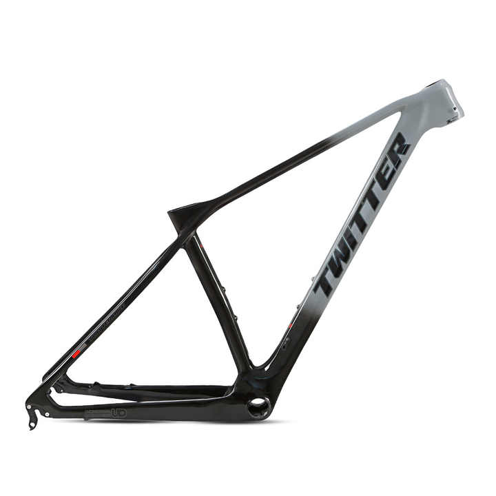 TWITTER PREDATOR Pro Carbon MTB Frame – T900 Mix, 29"/27.5", XC Racing,  Thru axle  +Lever-4