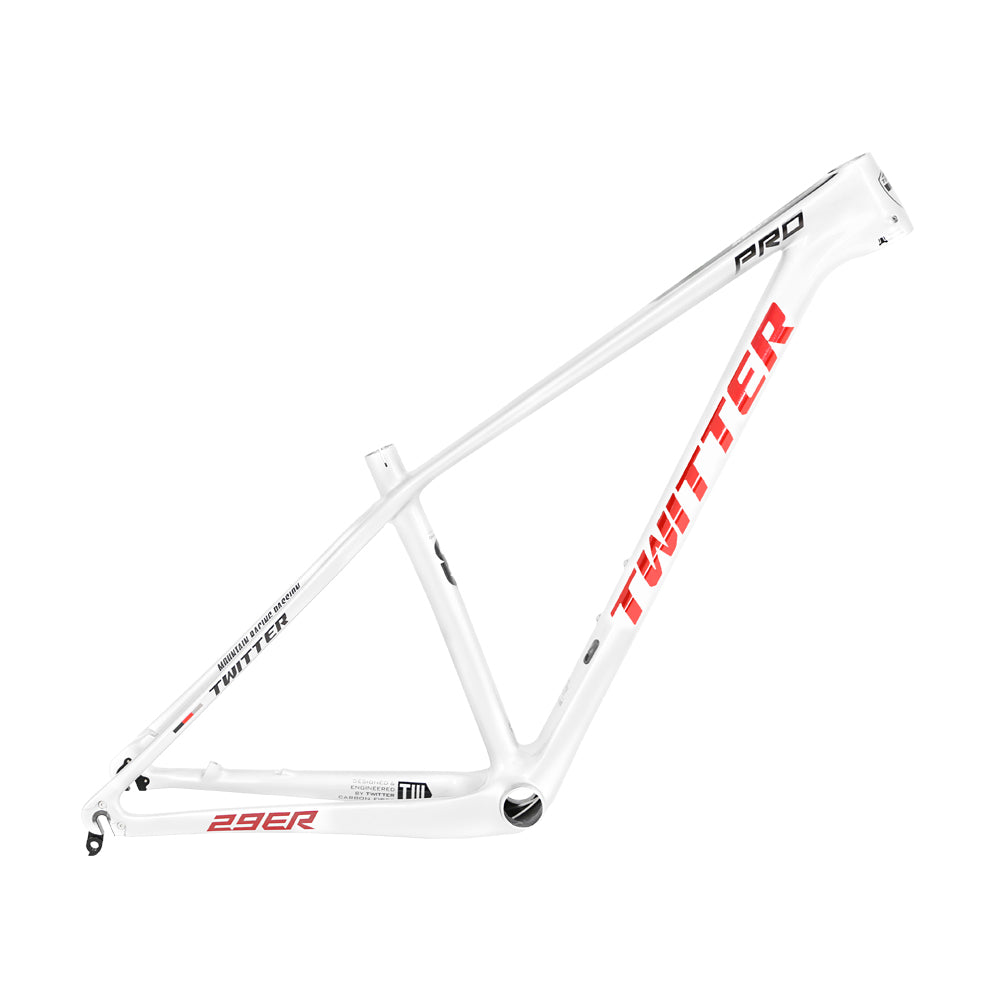 TWITTER LEOPARD Pro Carbon MTB Frame – T800, 29"/27.5", XC Racing, Gloss+UV Decals-7