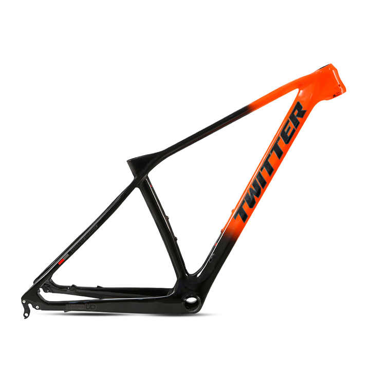 TWITTER PREDATOR Pro Carbon MTB Frame – T900 Mix, 29"/27.5", XC Racing,  Thru axle  +Lever-3