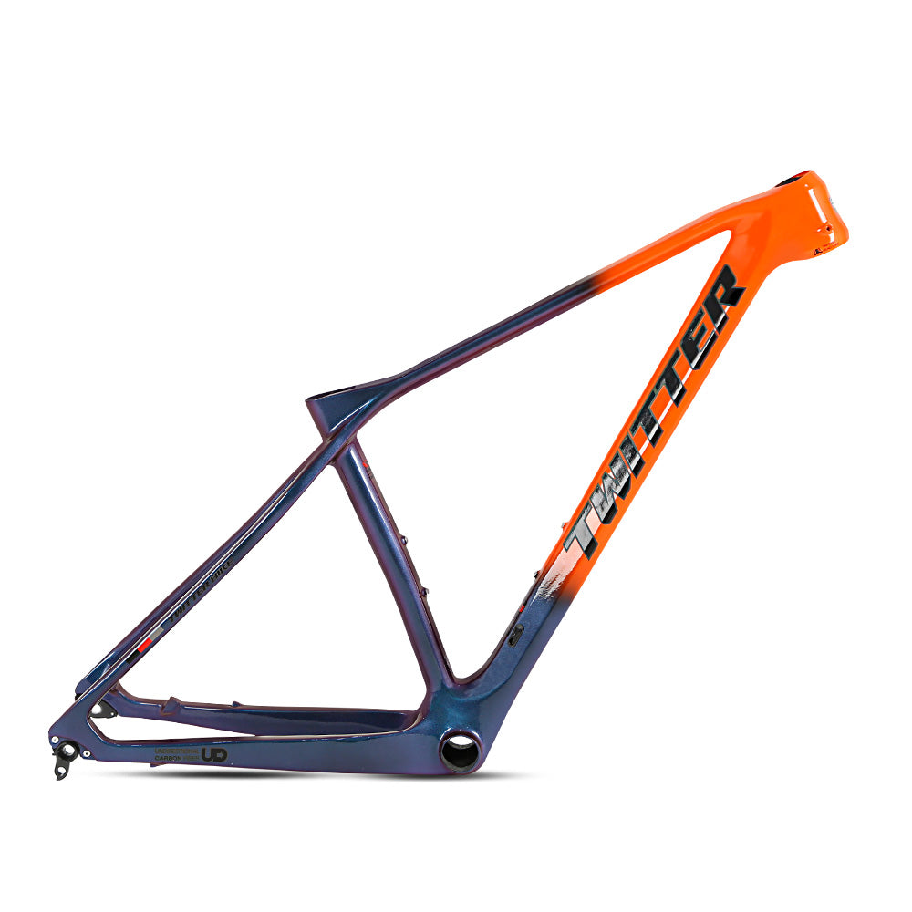 TWITTER PREDATOR Pro Carbon MTB Frame – T900 Mix, 29"/27.5", XC Racing,  Thru axle  +Lever-7