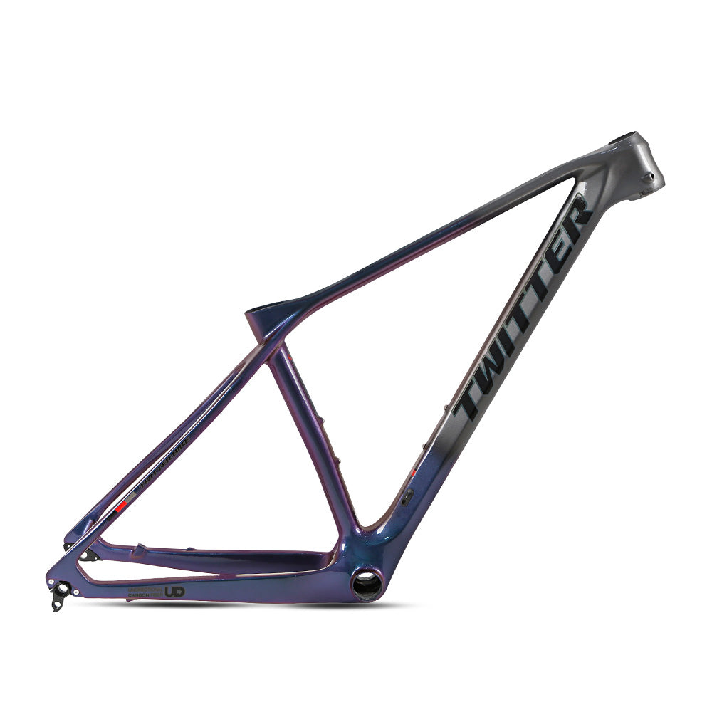 TWITTER PREDATOR Pro Carbon MTB Frame – T900 Mix, 29"/27.5", XC Racing, 135mm QR-7