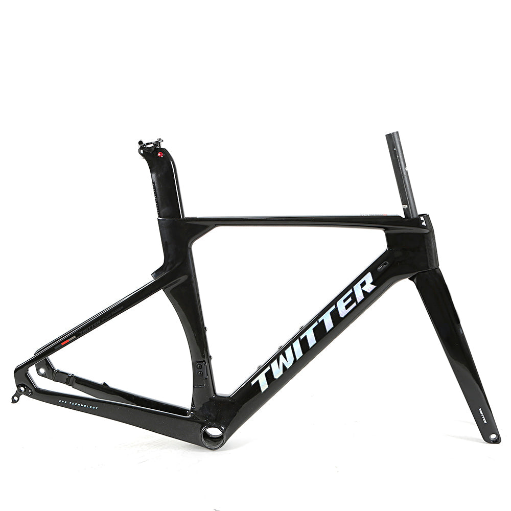 TWITTER R10-Disc Carbon Road Frame Set – T800, 700C, Thru Axle, Aero, Gloss+UV Decals-1