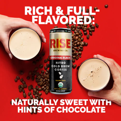 Rise Brewing Co. Original Black Nitro Cold Brew Coffee ( 12 X 7 OZ )