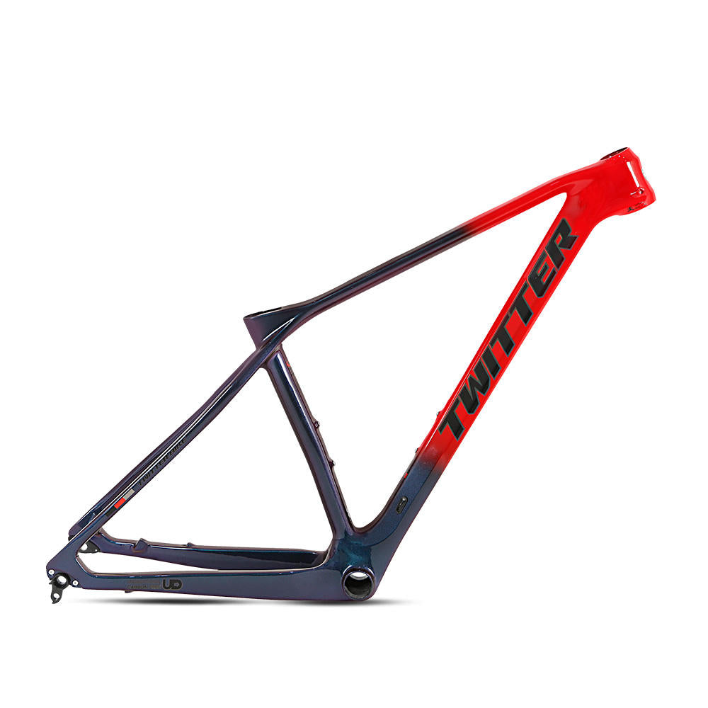TWITTER PREDATOR Pro Carbon MTB Frame – T900 Mix, 29"/27.5", XC Racing,  Thru axle  +Lever-6