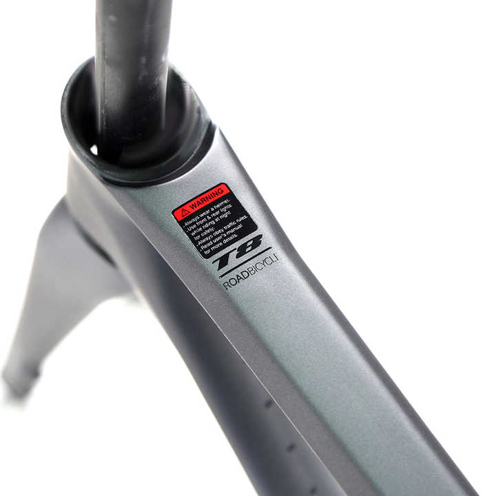 TWITTER T8-Disc Carbon Road Frame Set – T800, 700C, Thru Axle, Aero, Gloss+UV Decals-1