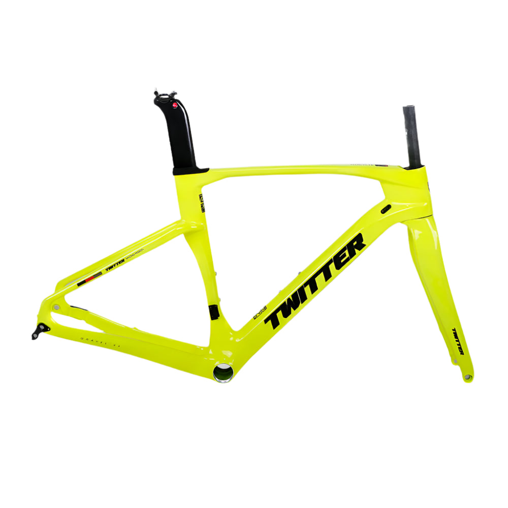 TWITTER GRAVEL V3 Disc Carbon Road Frame Set – T900, 700C, Endurance & Gravel Racing-6