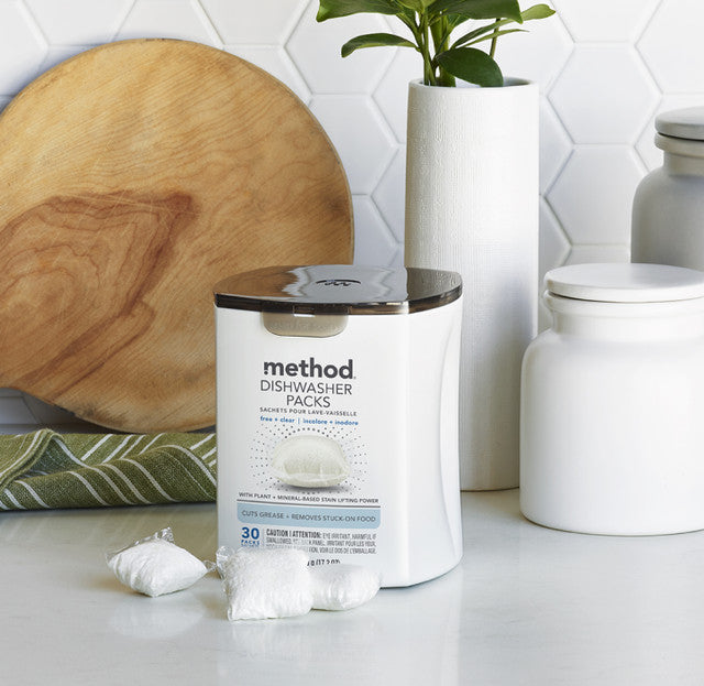 method free + clear  dishwasher packs