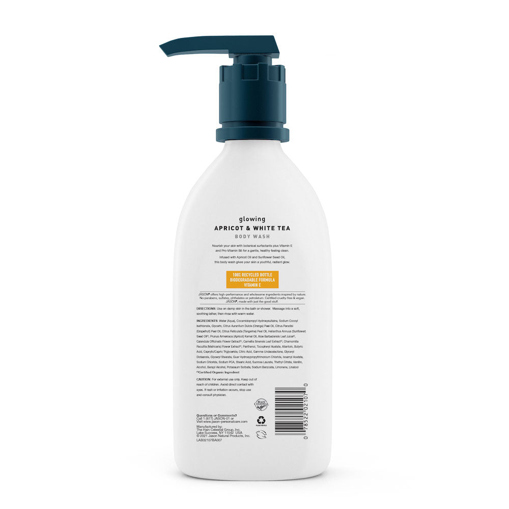 JĀSÖN® Glowing Apricot & White Tea Body Wash 30 OZ