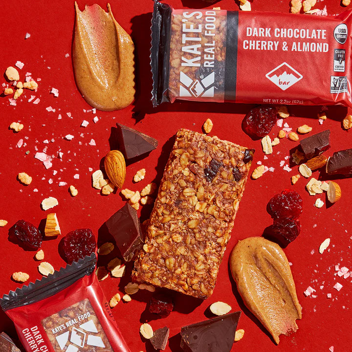 KATE HANDLE BAR Dark Chocolate Cherry & Almond Bars( 12 X 2.2 BOX )