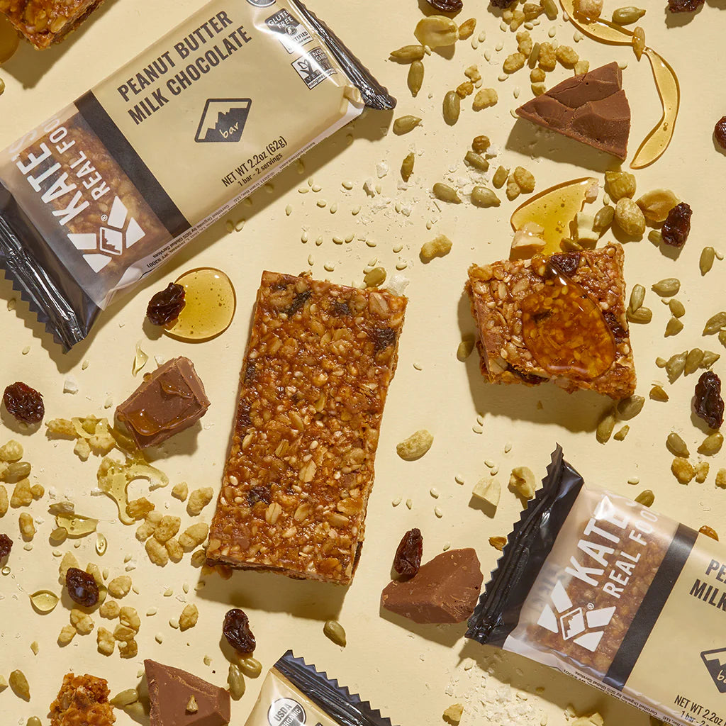 Kate's Real Food Creamy Milk Chocolate Peanut Butter Bars ( 12 X 2.2 OZ   )