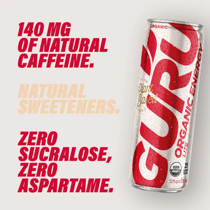 GURU LITE ENERGY DRINK ( 12 X 12 OZ )