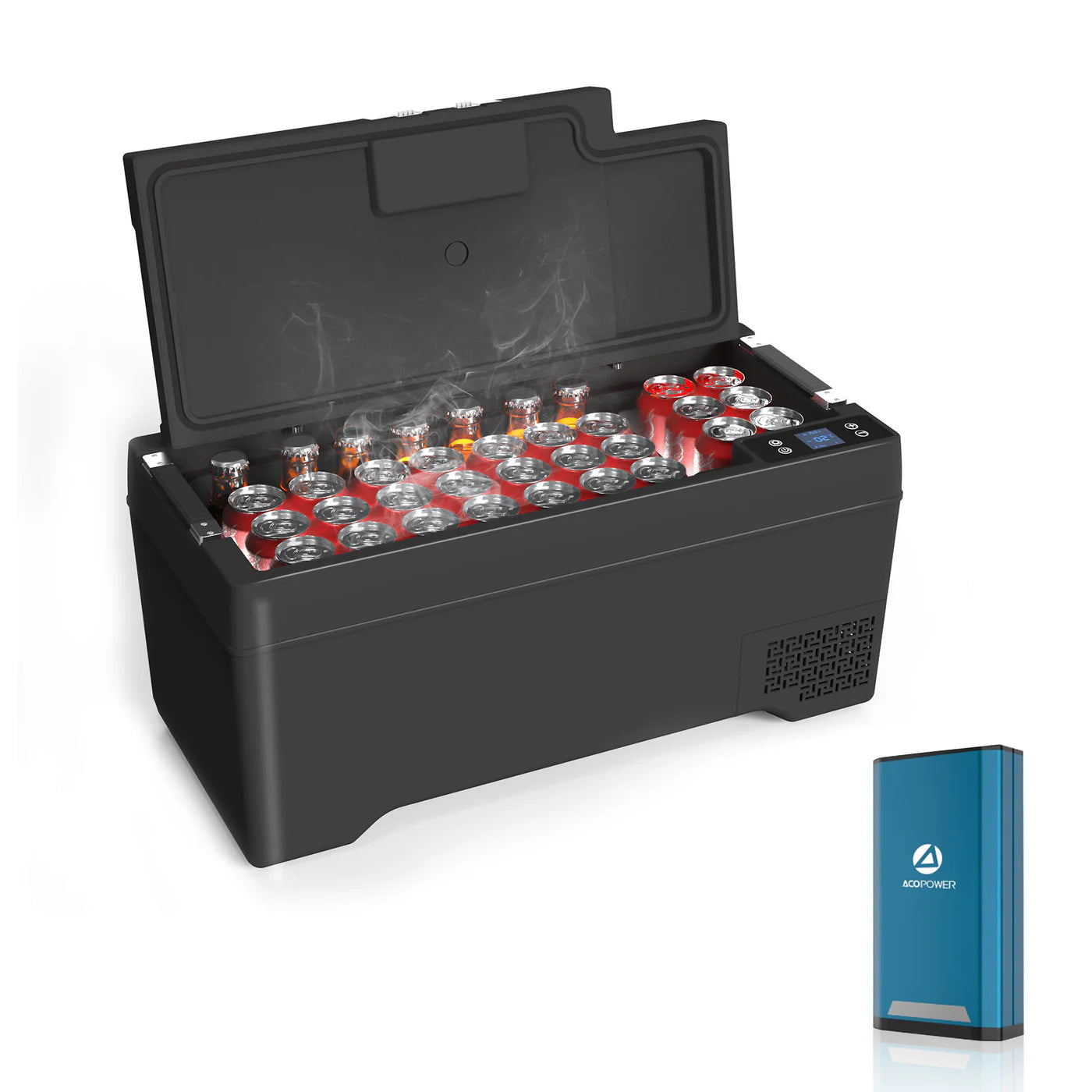 ACOPOWER TesFridge Portable Freezer--Specially Designed for Tesla Model 3, Y, and X