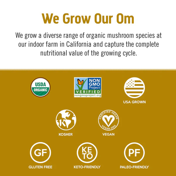 Om Master Blend Organic Mushroom Powder 3.17 OZ