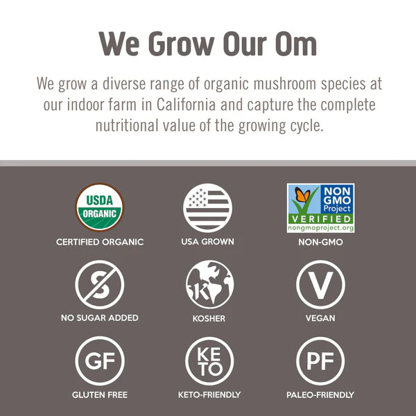 Om Chaga Organic Mushroom Powder 3.5 oz