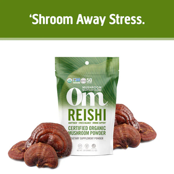 Om Reishi Organic Mushroom Powder 3.5 oz