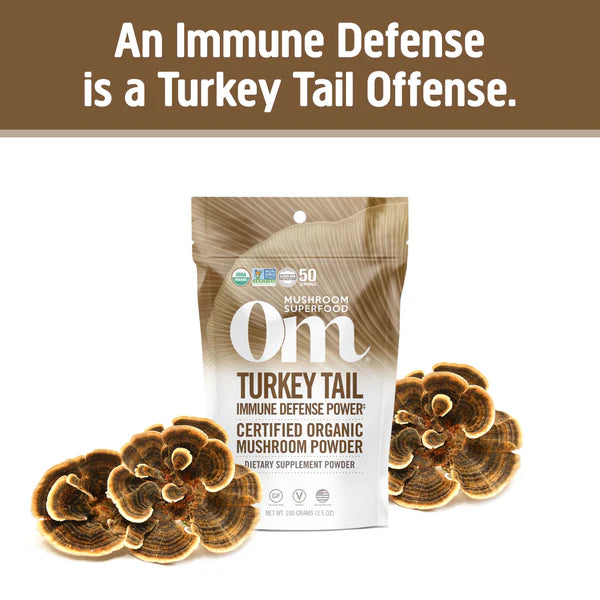 Om Turkey Tail Organic Mushroom Powder 3.5 oz