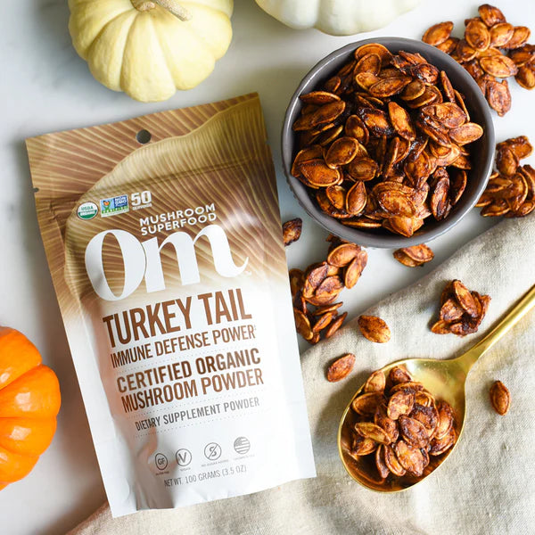 Om Turkey Tail Organic Mushroom Powder 3.5 oz