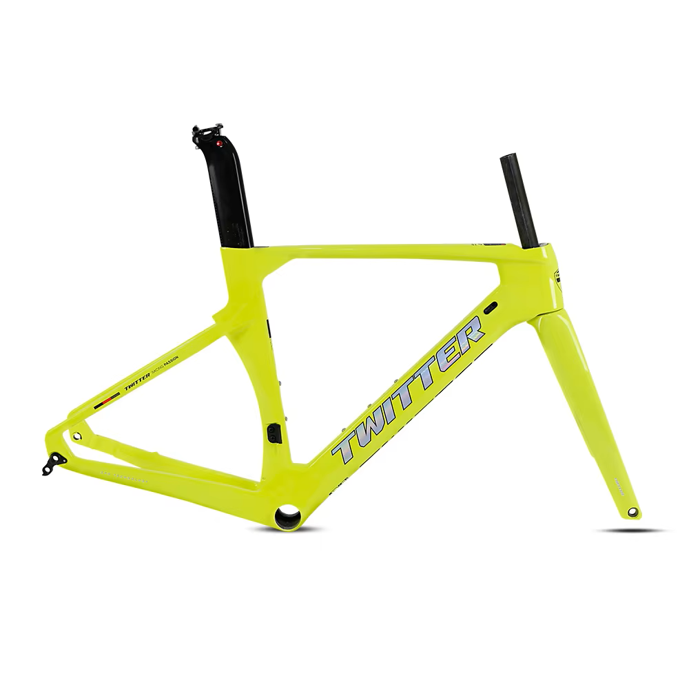 TWITTER R10-C Carbon Road Frame Set – T800, 700C, Aero Design, Gloss+UV Decals-6