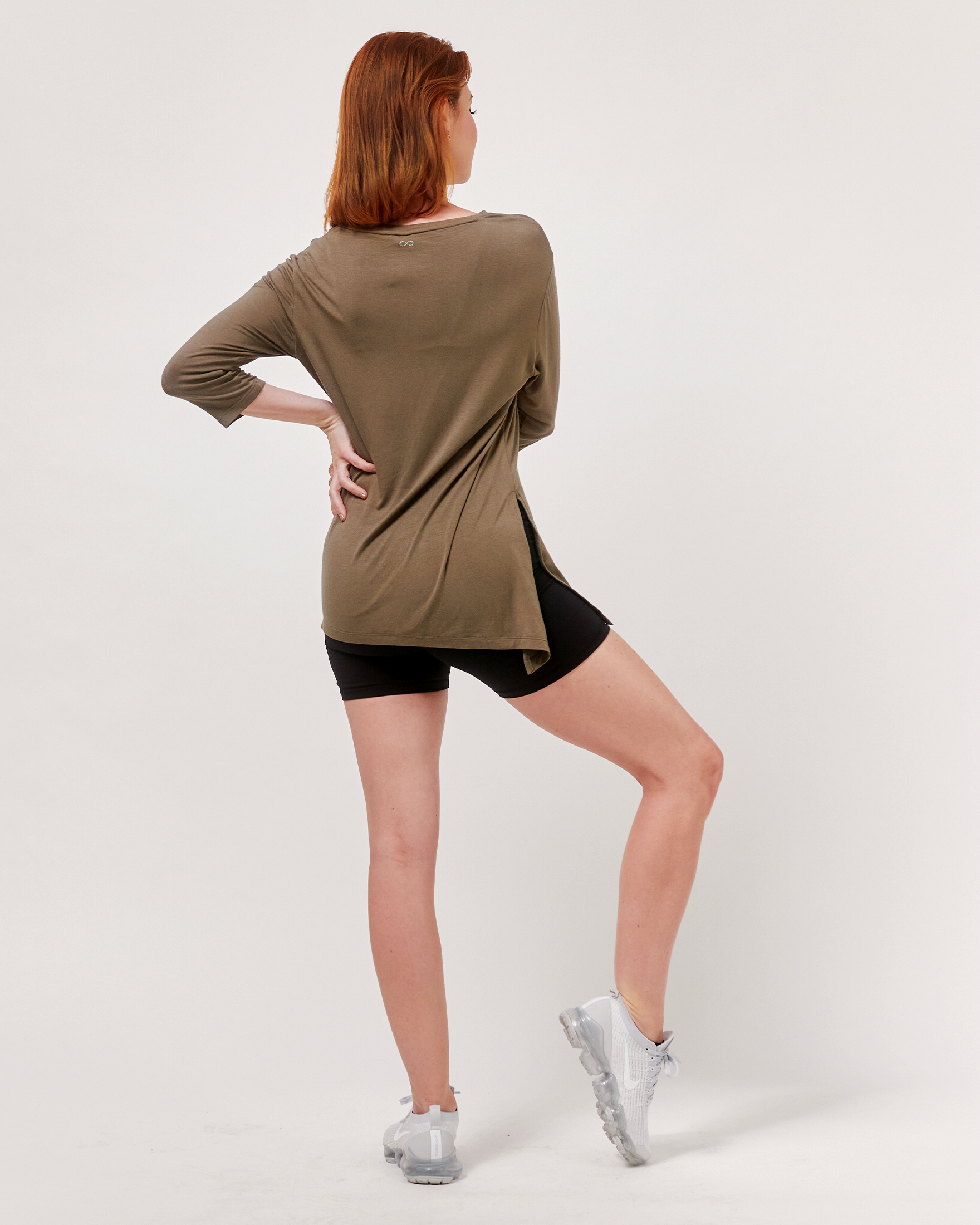 Anen Side Tie 3/4 Sleeve Top-14