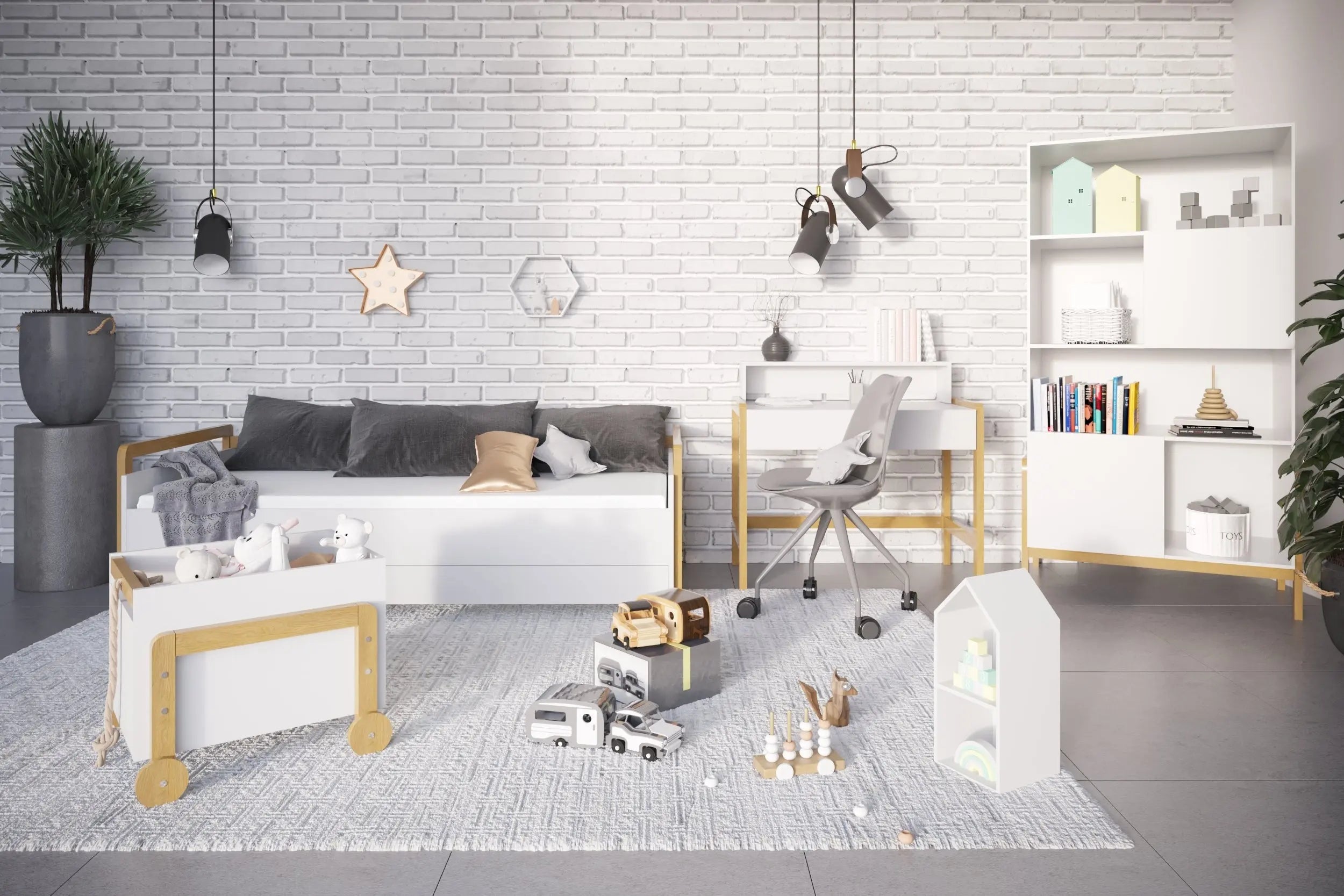 Desk for children's room "VICTOR"-1