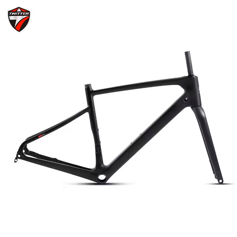 TWITTER GRAVEL V1 Disc Carbon Road Frame Set – T800, 700C, Holographic-0