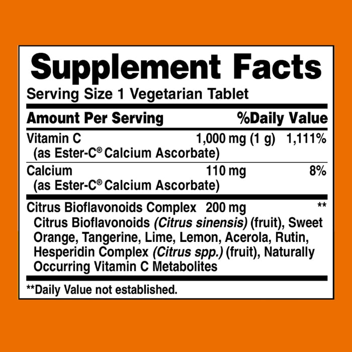 Ester-C® 1000 mg with Citrus Bioflavonoids '“ Tablets