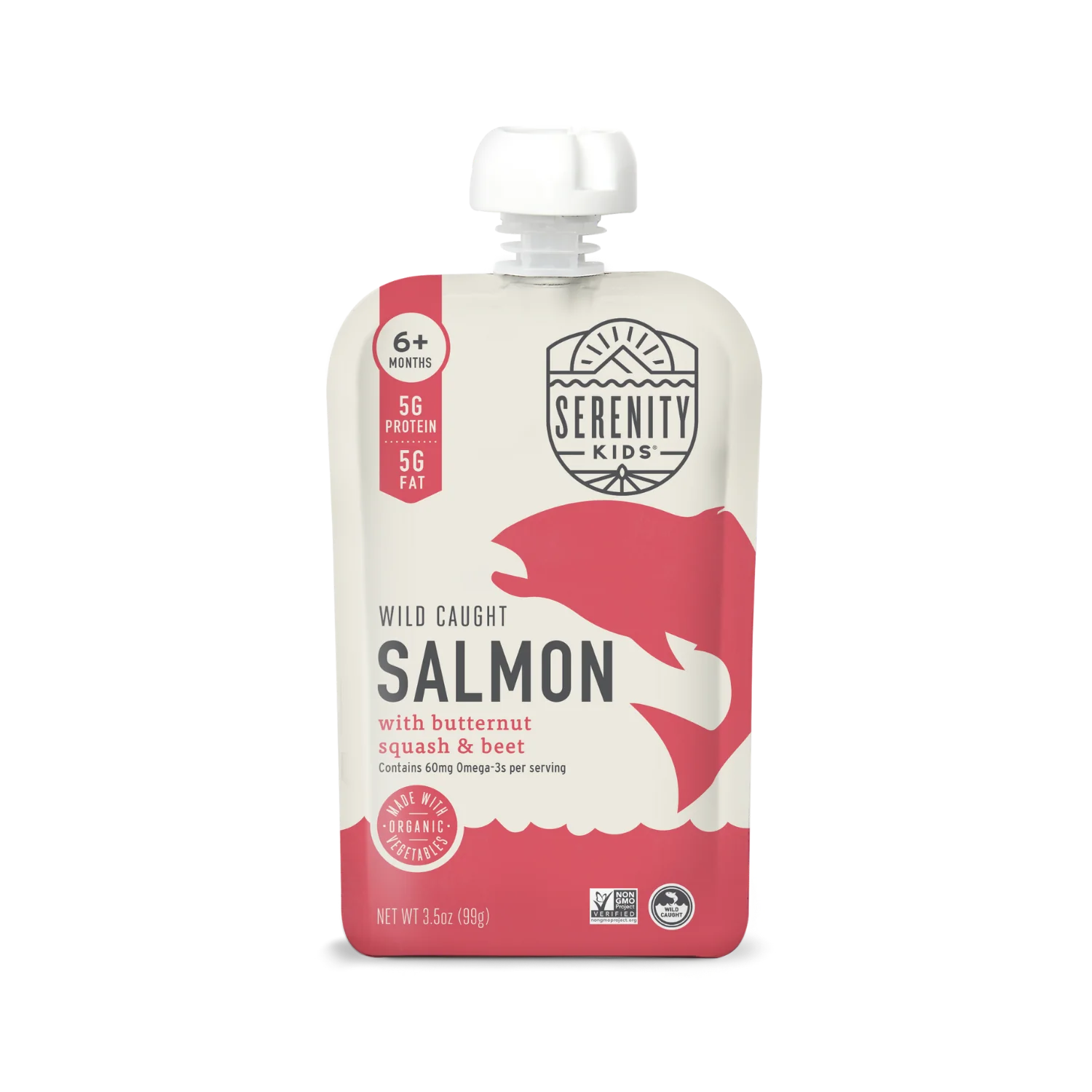 Serenity Kids Wild Caught Salmon with Organic Butternut Squash & Beet