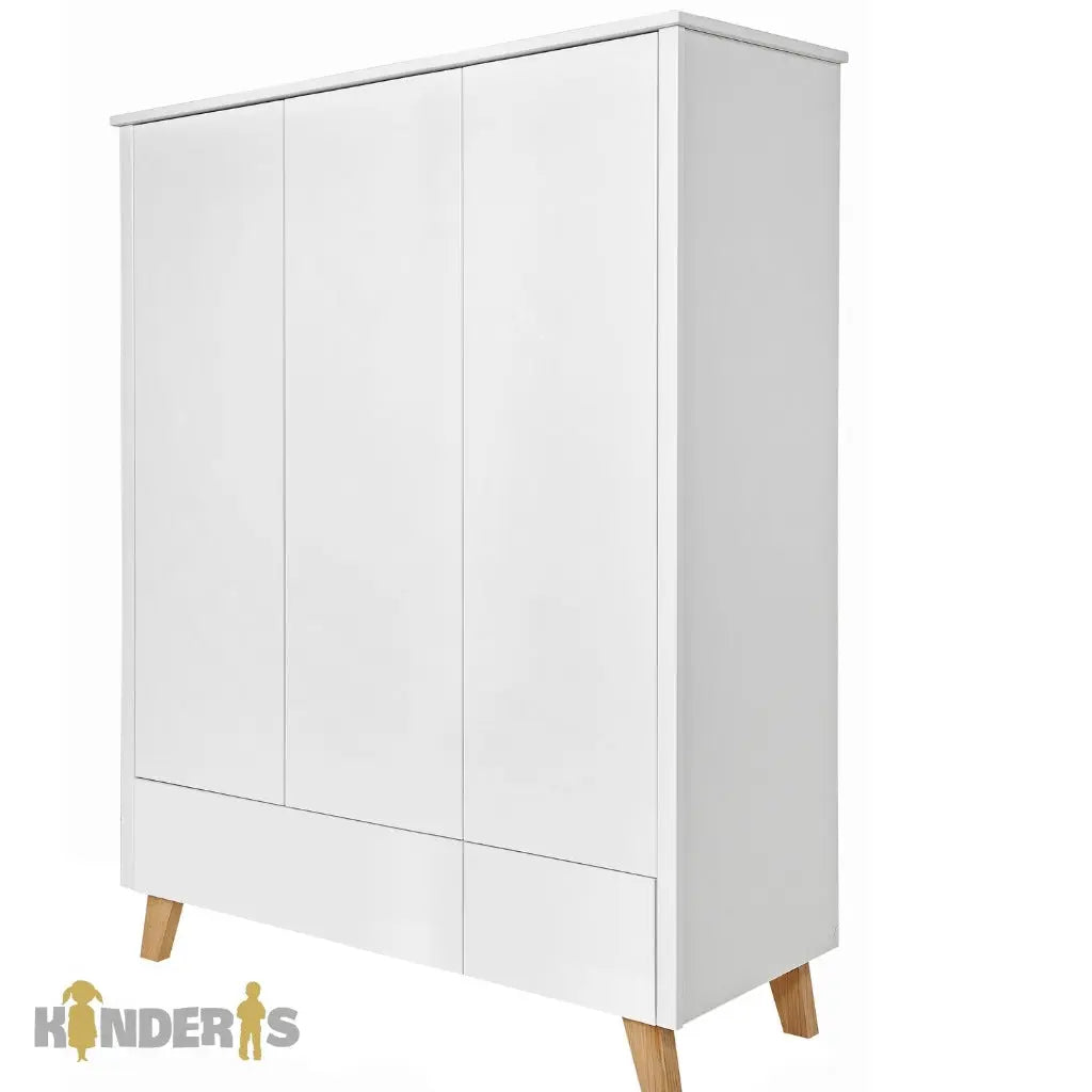 Wardrobe "ZARA", cm. 136x52 cm., white or gray-0